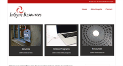 Desktop Screenshot of insyncresources.com