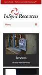 Mobile Screenshot of insyncresources.com