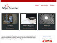 Tablet Screenshot of insyncresources.com